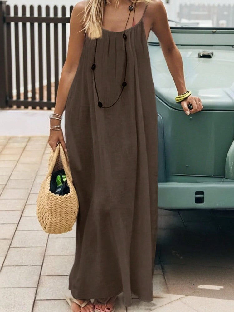 Womens Backless Loungewear Dress